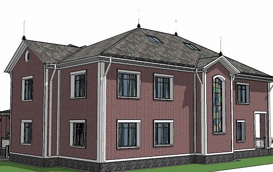Проект огромного родового поместья DS-2-122